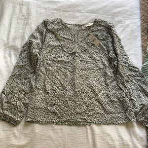 Loft outlet peasant blouse, NWT